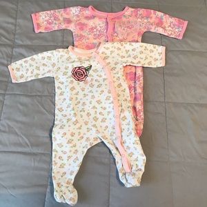 Betsey Johnson Footed Onesie Bundle
